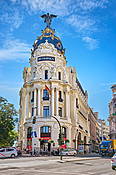 Gran Via, Madryt, Hiszpania