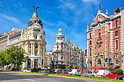 Gran Via, Madryt, Hiszpania