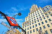 Gran Via, Madryt, Hiszpania