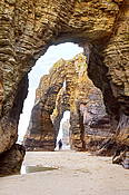 Plaża Katedr (Playa de las Catedrales), Ribadeo, Hiszpania