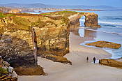 Plaża Katedr (Playa de las Catedrales), Ribadeo, Hiszpania