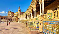 Plac Hiszpański, Sevilla, Hiszpania