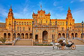 Plac Hiszpański, Sevilla, Hiszpania