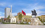 Pomnik Skanderbega, Tirana, Albania