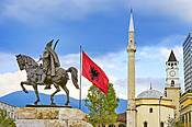 Pomnik Skanderbega, Tirana, Albania