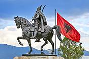 Pomnik Skanderbega, Tirana, Albania