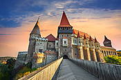 Corvin Castle, Hunedoara, Transylvania, Romania                         